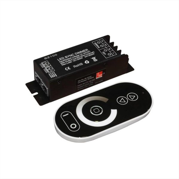 DIMMER DC ΑΦΗΣ ΓΙΑ ΤΑΙΝΙΕΣ LED ΜΟΝΟΧΡΩΜΕΣ 300W/600W ADELEQ - 30-33325