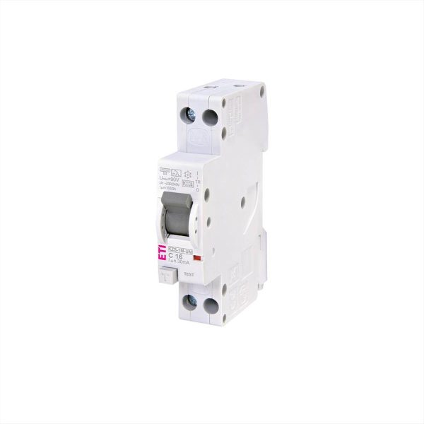 ΡΕΛΕ ΔΙΑΦΥΓΗΣ ΜΕ ΑΣΦΑΛΕΙΑ 1*16Α+N 6KA 30mA C 1M RCBO ETI - 2176034