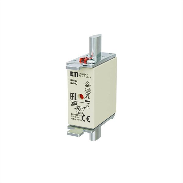 ΜΑΧΑΙΡΩΤΗ ΑΣΦΑΛΕΙΑ NH000 35Α 500V ETI - 4181209