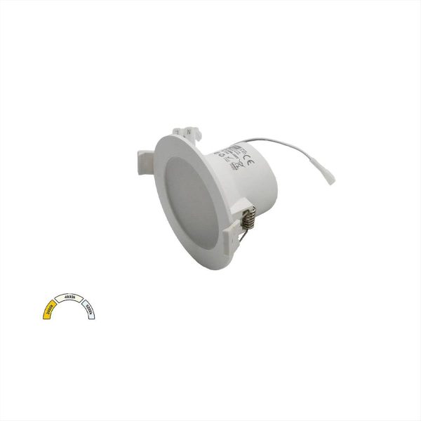 ΦΩΤΙΣΤΙΚΟ LED ΨΕΥΔΟΡΟΦΗΣ DIMMABLE ΑΣΦΑΛΕΙΑΣ 7W CCT IP44 ΛΕΥΚΟ ADELEQ - 21-072