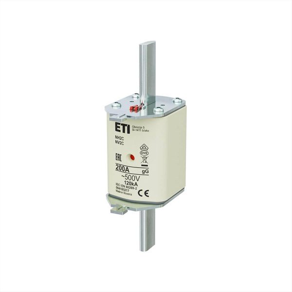 ΜΑΧΑΙΡΩΤΗ ΑΣΦΑΛΕΙΑ ΝH2C 200Α 500V ETI - 301-09-14-00200