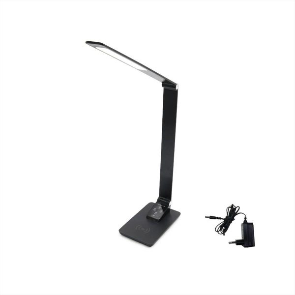 ΦΩΤΙΣΤΙΚΟ ΠΟΡΤΑΤΙΦ ΓΡΑΦΕΙΟΥ LED 9.5W CCT ΜΕ ΑΣΥΡΜΑΤΟ ΦΟΡΤΙΣΤΗ ΜΑΥΡΟ ADELEQ - 0-961