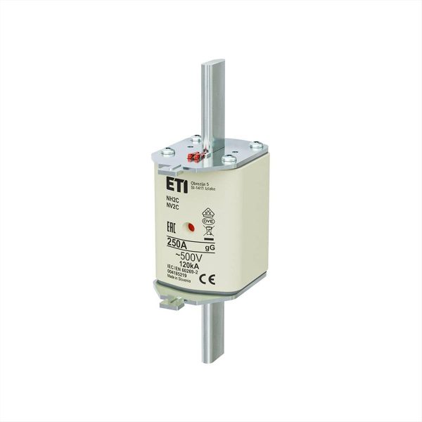 ΜΑΧΑΙΡΩΤΗ ΑΣΦΑΛΕΙΑ ΝH2C 250Α 500V ETI - 301-09-14-00250