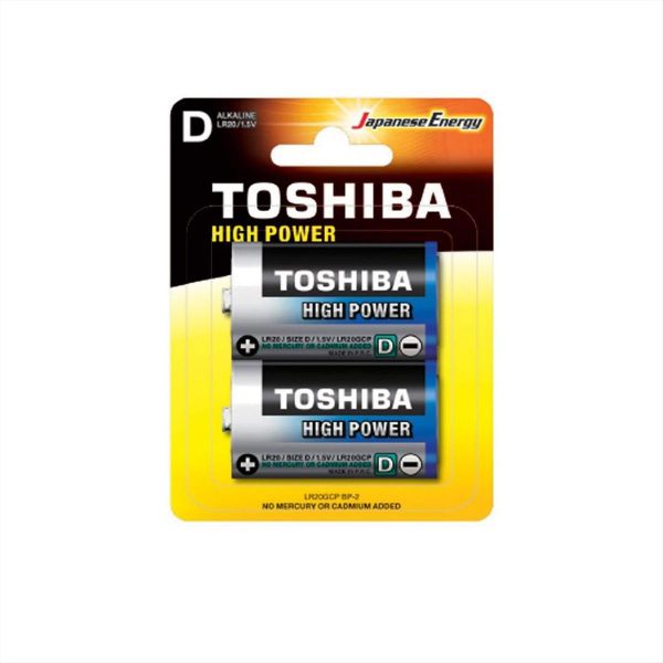ΜΠΑΤΑΡΙΕΣ HIGH POWER D LR20 GCP (BL2) TOSHIBA - 9550152652