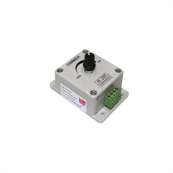 DIMMER DC ΓΙΑ ΤΑΙΝΙΕΣ LED ΠΕΡΙΣΤΡΟΦΙΚΟ ΕΠΙΤΟΙΧΟ 96W/192W ADELEQ - 30-331120