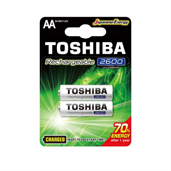 ΜΠΑΤΑΡΙΕΣ ΕΠΑΝΑΦΟΡΤΙΖΟΜΕΝΕΣ AA (BL2) TOSHIBA - 9550156694