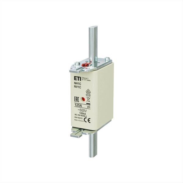 ΜΑΧΑΙΡΩΤΗ ΑΣΦΑΛΕΙΑ ΝΗ1 125Α 500V ETI - 301-08-14-00125