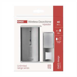 ΚΟΥΔΟΥΝΙ ΑΣΥΡΜΑΤΟ ΜΕ ΜΠΑΤΑΡΙΕΣ 3*ΑΑ IP44 EMOS - P5763