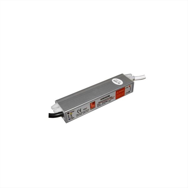 ΤΡΟΦΟΔΟΤΙΚΟ ΓΙΑ ΤΑΙΝΙΕΣ LED 230V/12VDC 15W IP67 ΣΤΕΓΑΝΟ ADELEQ - 30-33612151