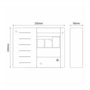 ΠΙΝΑΚΑΣ ΠΥΡΑΝΙΧΝΕΥΣΗΣ 2 ΖΩΝΩ BS-1632 OLYMPIA ELECTRONICS - 921163200