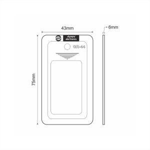 ΜΑΓΝΗΤΙΚΗ ΚΑΡΤΑ GR-44 ΓΙΑ GR-43 OLYMPIA ELECTRONICS - 930044000