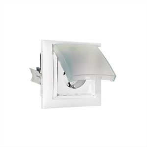 ΠΡΙΖΑ ΣΟΥΚΟ ΜΕ ΚΑΠΑΚΙ ΣΤΕΓΑΝΗ IP44 ΠΛΗΡΗΣ ΛΕΥΚΟ VALUE ADELEQ - 15-01270