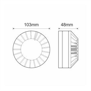 ΑΝΙΧΝΕΥΤΗΣ ΟΡΑΤΟΥ ΚΑΠΝΟΥ ΜΕ ΒΑΣΗ BS-655/Α OLYMPIA ELECTRONICS - 921655004