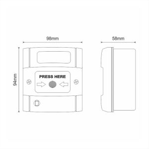 ΜΠΟΥΤΟΝ ΠΥΡΑΣΦΑΛΕΙΑΣ BS-536 OLYMPIA ELECTRONICS - 921536000