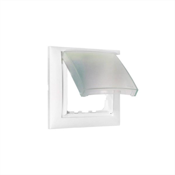 ΠΛΑΙΣΙΟ ΣΟΥΚΟ ΜΕ ΚΑΠΑΚΙ IP44 ΛΕΥΚΟ VALUE ADELEQ - 15-0707