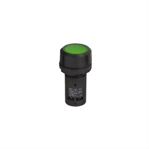 ΜΠΟΥΤΟΝ Φ22 ΠΡΑΣΙΝΟ LED 220V 1NO SB7-CW3361 XINDALI - 03.002.0136
