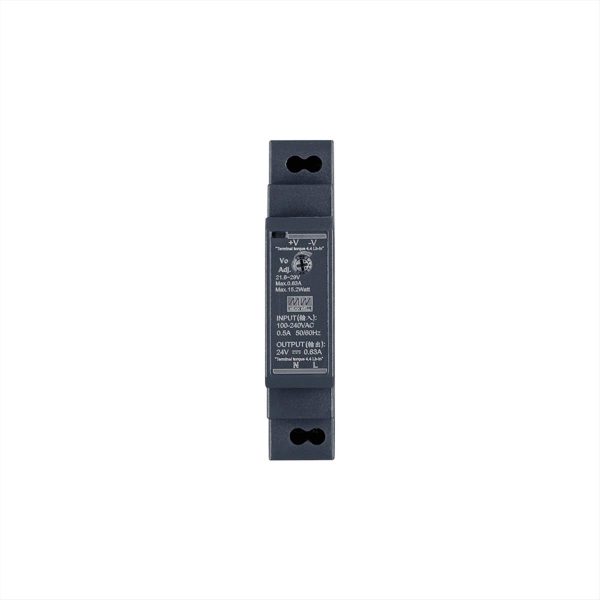 ΤΡΟΦΟΔΟΤΙΚΟ ΡΑΓΑΣ 15W 24V 0.63A ULTRA SLIM HDR-15-24 MEAN WELL - 03.036.0204
