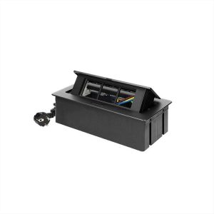 ΚΟΥΤΙ ΧΩΝΕΥΤΟ ΓΡΑΦΕΙΟΥ 3-6 MODULES ΜΑΥΡΟ ORNO - 29003