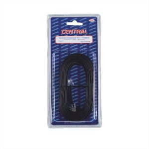 ΚΑΛΩΔΙΟ ΤΗΛΕΦΩΝΟΥ RJ11 6Μ BLISTER ΜΑΥΡΟ CENTRAL - 01-01-77M /ΜΑΥ