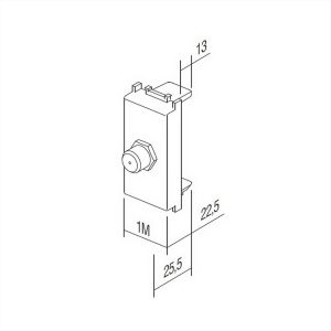 ΠΡΙΖΑ SAT ΑΠΛΗ 0dB 1M AT TEM MODUL - 18950