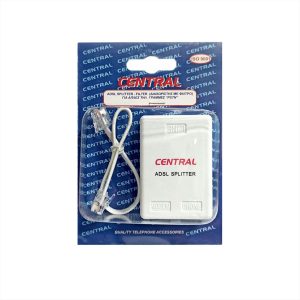 ΔΙΑΧΩΡΙΣΤΗΣ SPLITTER ADSL/POTS RJ11-2 RJ11 BLISTER ΛΕΥΚΟ CENTRAL - 01-05-100/CM