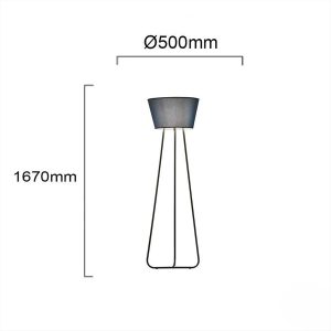 ΦΩΤΙΣΤΙΚΟ ΔΑΠΕΔΟΥ 1Φ PT.GARCON/NERO-BLU ONDALUCE - PT.GARCONNE/N-B