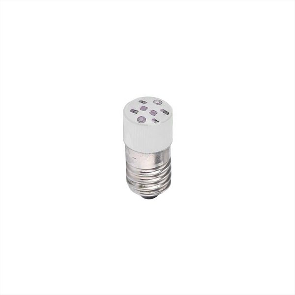 ΛΥΧΝΙΑ LED E10 24VAC/DC ΛΕΥΚΗ ΒΙΔΩΤΗ AD22B-E02 XINDALI - 02.011.0123