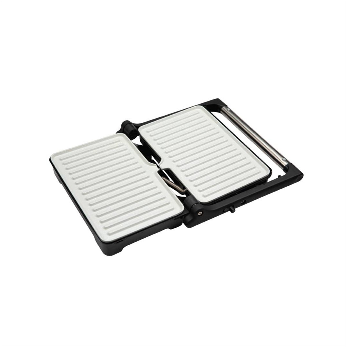 ΨΗΣΤΙΕΡΑ PANINI 1500W ΚΕΡΑΜΙΚΕΣ ΠΛΑΚΕΣ ΜΑΥΡΟ-ΙΝΟΧ HPG-40452 HOBBY - 400452
