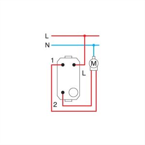 ΜΠΟΥΤΟΝ ΡΟΛΛΩΝ 1-0-2 16Α 250V 1M AT TEM MODUL - 15736