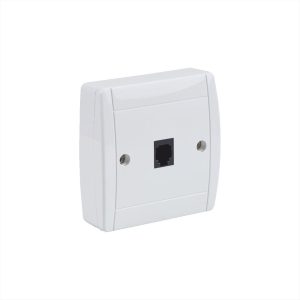 ΠΡΙΖΑ ΜΟΝΗ ΤΗΛΕΦΩΝΙΚΗ ΕΠΙΤΟΙΧΗ RJ11 6P4C ΛΕΥΚΟ CENTRAL - 01-04-64M