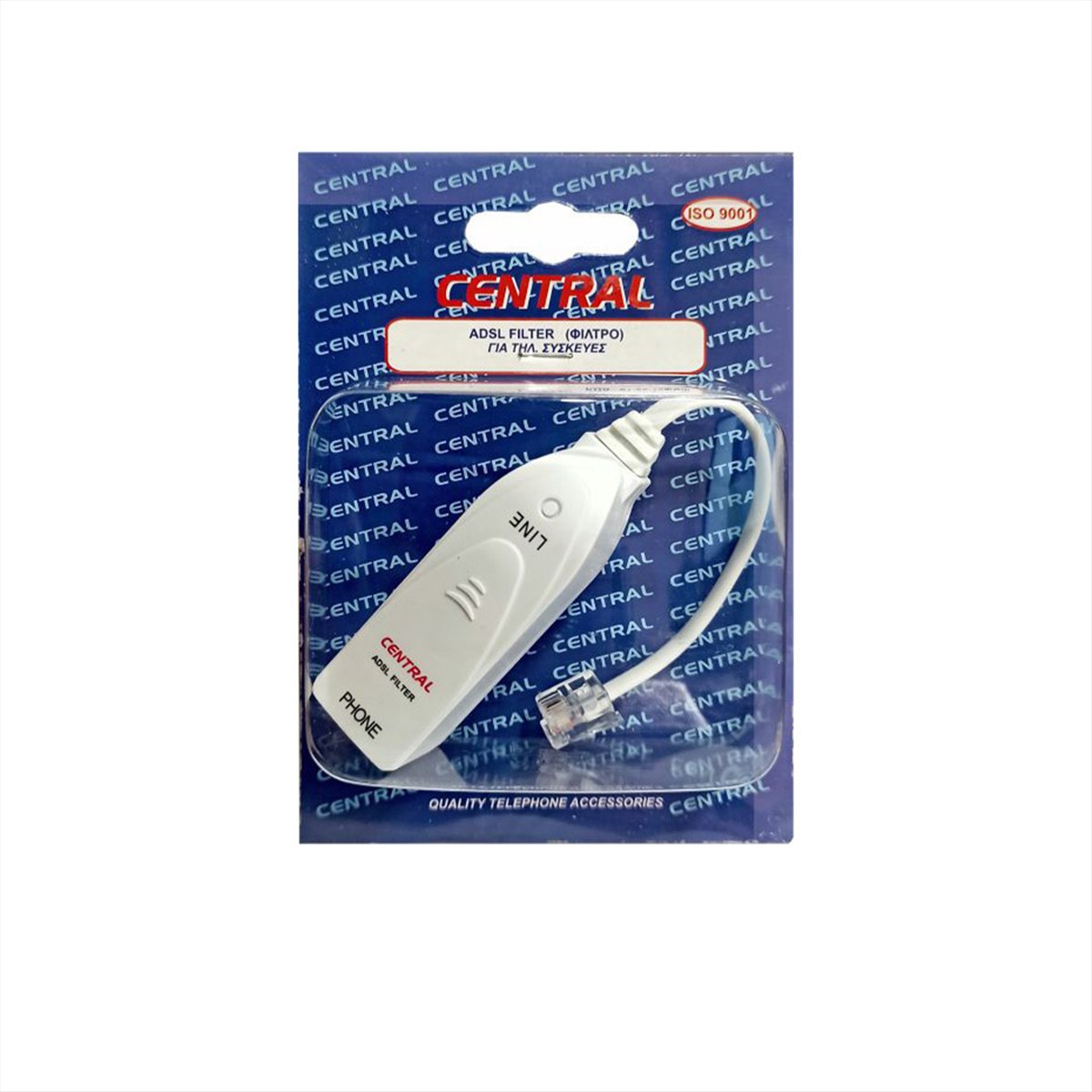 ΦΙΛΤΡΟ ADSL ΓΙΑ PSTN ΓΡΑΜΜΕΣ CENTRAL - 01-05-102/CM