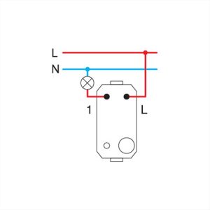 ΔΙΑΚΟΠΤΗΣ ΑΠΛΟΣ 16AX 250V 1M AT TEM MODUL - 15728