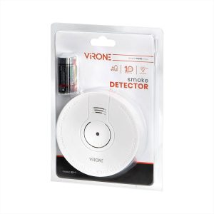 ΑΝΙΧΝΕΥΤΗΣ ΚΑΠΝΟΥ ΜΕ ΜΠΑΤΑΡΙA 9V (BSI) VIRONE BY ORNO - 27729