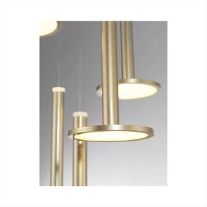 ΦΩΤΙΣΤΙΚΟ ΚΡΕΜΑΣΤΟ ΣΑΤΙΝΕ ΧΡΥΣΟ 53W 3000K PALENCIA NOVA LUCE - 1703301202