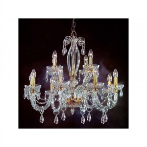 ΦΩΤΙΣΤΙΚΟ ΚΡΕΜΑΣΤΟ 12Φ ΜΕ ΕΠΙΧΡΥΣΩΜΕΝΟ ΜΕΤΑΛΛΟ ΚΑΙ ΓΥΑΛΙ 530 VIOLAM - 12.00530