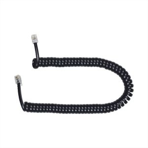 ΣΠΙΡΑΛ ΑΚΟΥΣΤΙΚΟΥ ΤΗΛΕΦΩΝΟΥ ΜΕ ΚΛΙΠΣ 35CM ΜΑΥΡΟ CENTRAL - 01-01-38M /ΜΑΥ