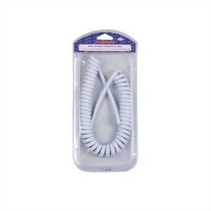 ΚΑΛΩΔΙΟ ΣΠΙΡΑΛ ΡΕΥΜΑΤΟΣ 3*0.75 3Μ ΛΕΥΚΟ CENTRAL - 01-02-46ΛΕΥ /Μ