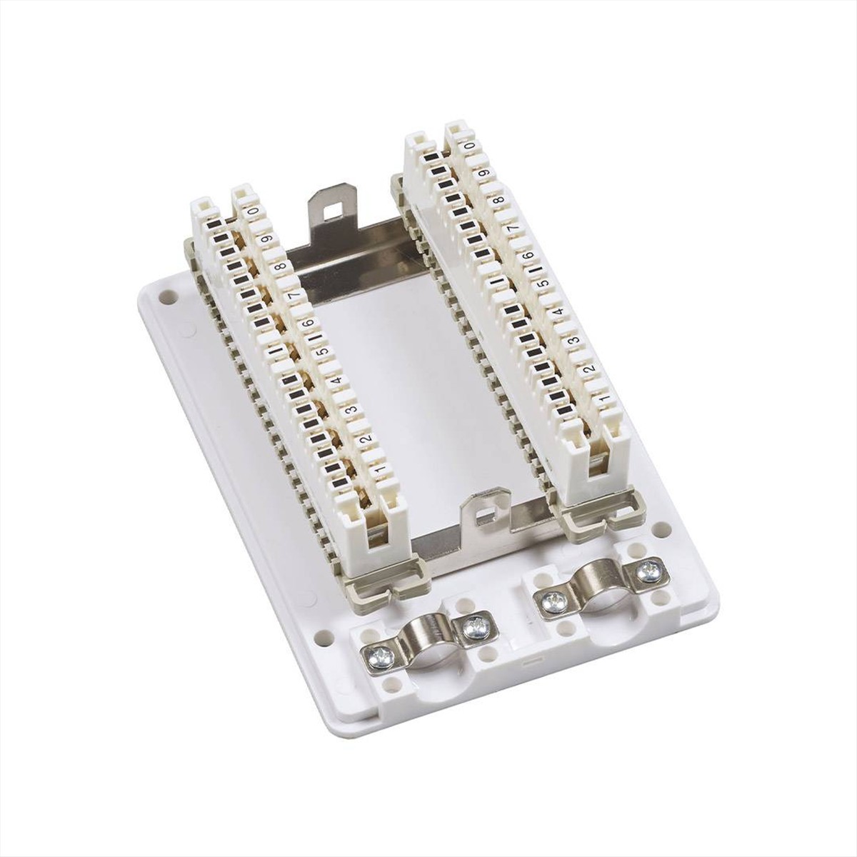 ΜΙΝΙ ΚΑΤΑΝΕΜΗΤΗΣ ΤΗΛΕΦΩΝΙΚΩΝ ΓΡΑΜΜΩΝ ΕΠΙΤΟΙΧΟΣ ΜΕ 2 ΟΡΙΟΛΩΡΙΔΕΣ 20Ζ CENTRAL - 80-81-133/Ρ