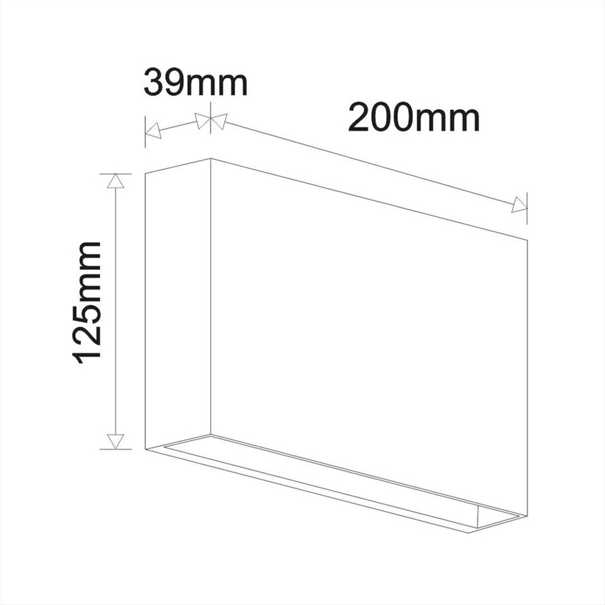 ΦΩΤΙΣΤΙΚΟ LED PC ΟΡΘΟΓΩΝΙΟ ΔΙΠΛΗΣ ΚΑΤΕΥΘΥΝΣΗΣ 12W CCT IP65 ΓΡΑΦΙΤΗ ADELEQ - 9-91218