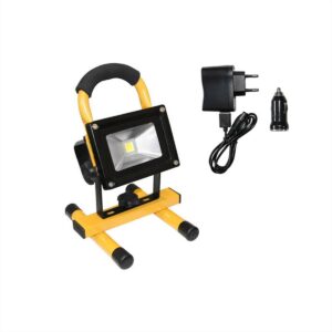 ΠΡΟΒΟΛΕΑΣ LED ΦΟΡΗΤΟΣ ΕΠΑΝΑΦΟΡΤΙΖΟΜΕΝΟΣ 10W 4000K ADELEQ - 3-10122301