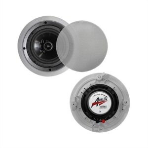 ΗΧΕΙO ΨΕΥΔΟΡΟΦΗΣ ΣΤΡΟΓΓΥΛΟ 25W 8Ω ΑΣΗΜΙ ΣΕΤ 2ΤΕΜ ADELEQ - 3-666