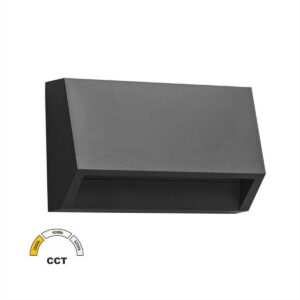 ΦΩΤΙΣΤΙΚΟ LED ΑΠΛΙΚΑ PC ΚΥΡΤΟ ΟΡΘΟΓΩΝΙΟ 2W CCT IP65 ΓΡΑΦΙΤΗΣ ADELEQ - 3-97818