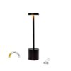 ΦΩΤΙΣΤΙΚΟ LED ΠΟΡΤΑΤΙΦ ΕΠΑΝΑΦΟΡΤΙΖΟΜΕΝΟ 3W CCT DIMMABLE ΜΑΥΡΟ ADELEQ - 5-0031
