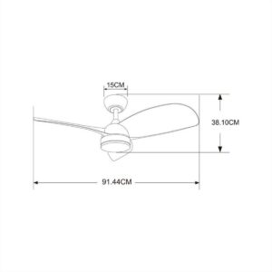 ΑΝΕΜΙΣΤΗΡΑΣ ΟΡΟΦΗΣ ΠΑΙΔΙΚΟΣ 30W DC 91CM ΜΕ ΦΩΣ ΚΑΙ ΤΗΛΕΧΕΙΡΙΣΜΟ PRCF-800659 ΠΟΡΤΟΚΑΛΙ PRIMO - 800659