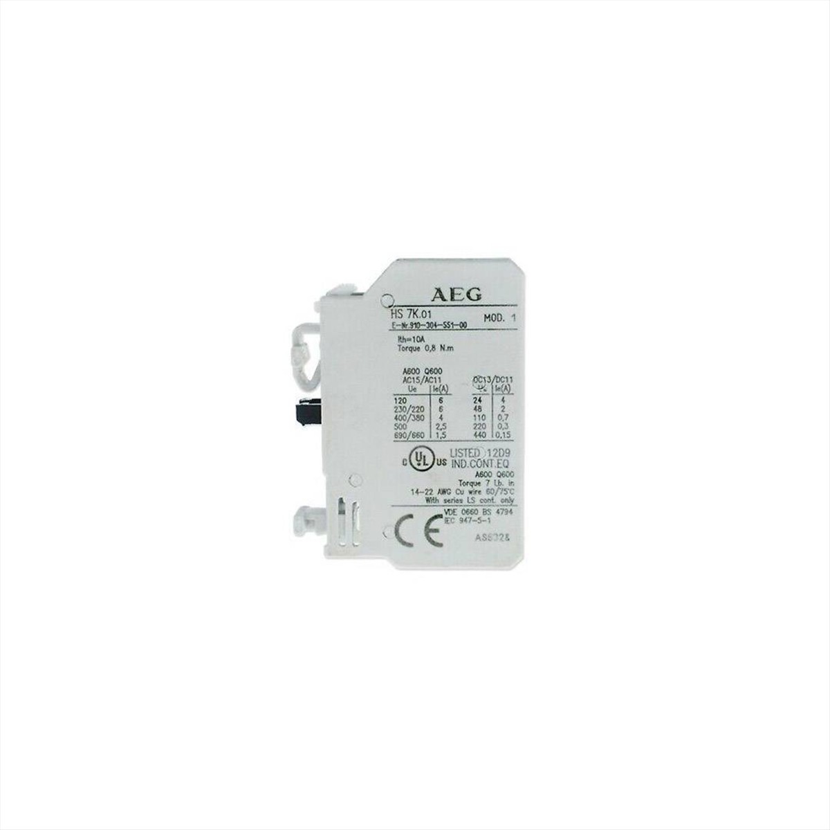 ΒΟΗΘΗΤΙΚΗ ΕΠΑΦΗ 1NC HS7K.01 AEG - 4641501