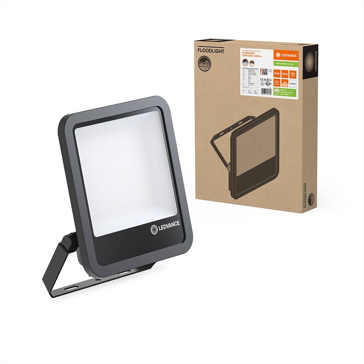 ΠΡΟΒΟΛΕΑΣ LED 100W 4000K 15000LM ΜΑΥΡΟΣ LEDVANCE - 306280