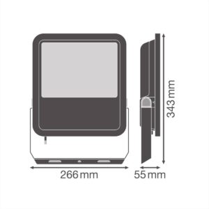 ΠΡΟΒΟΛΕΑΣ LED 100W 4000K 15000LM ΜΑΥΡΟΣ LEDVANCE - 306280