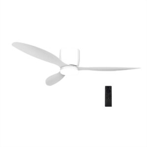ΑΝΕΜΙΣΤΗΡΑΣ ΟΡΟΦΗΣ 30W Φ1.32m ΜΕ ΦΩΣ 22W & ΤΗΛΕΧΕΙΡΙΣΤΗΡΙΟ ABS ΛΕΥΚΟ ADELEQ - 18-490