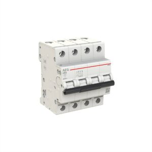 ΑΣΦΑΛΕΙΑ ΑΥΤΟΜΑΤΗ 4*63A 6kA C 4P AEG - EX64C63