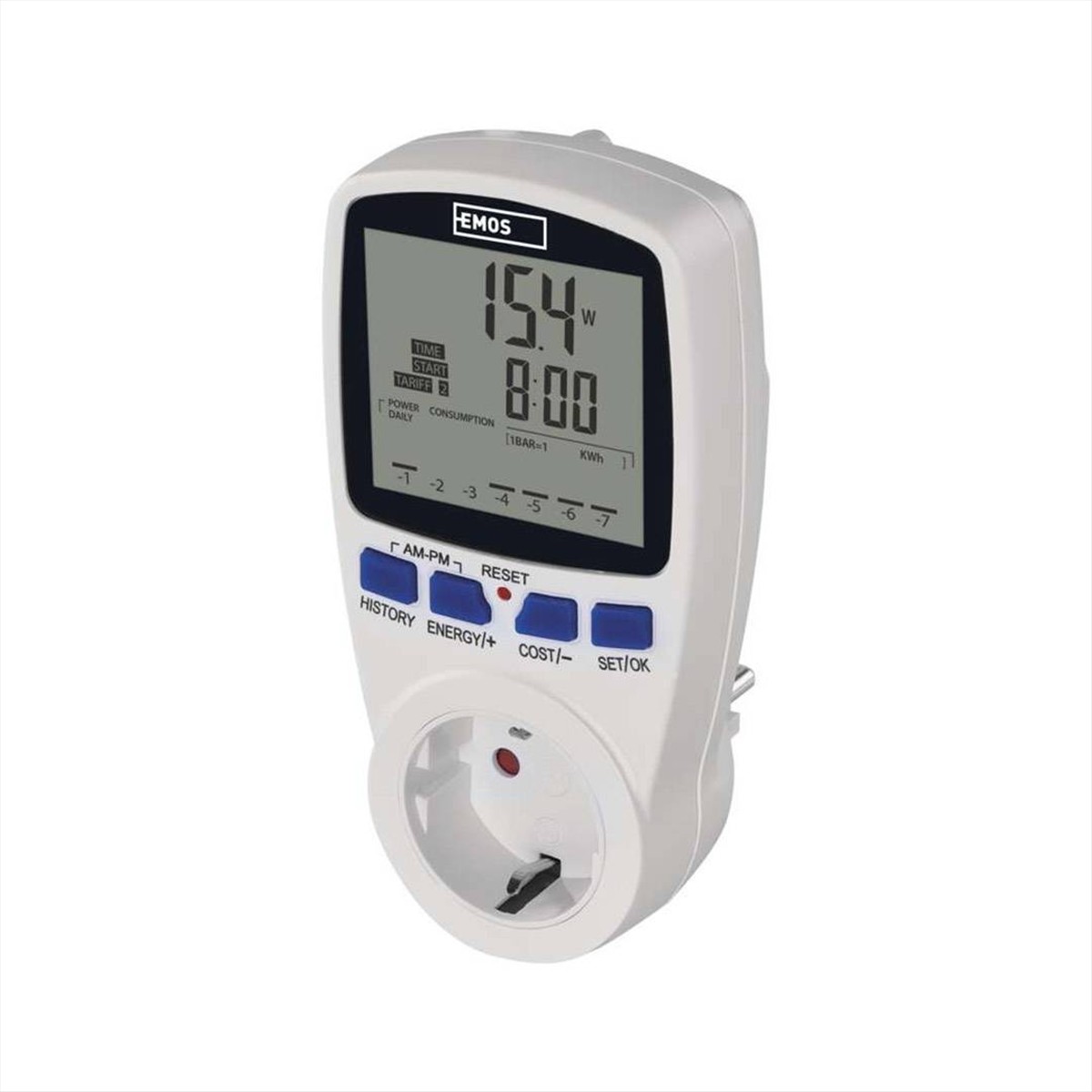 ΜΕΤΡΗΤΗΣ WATT ΠΡΙΖΑ ΣΟΥΚΟ EMOS - P5822